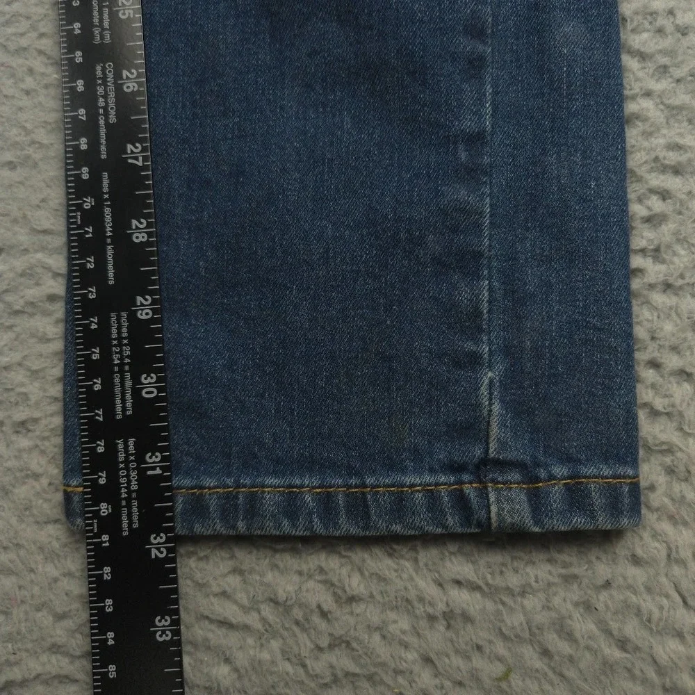 Levi's 511 Jeans Mens 34x32 Slim Fit Stretch Denim Medium Wash Blue Pants